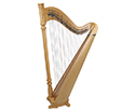 Pillar Harp - 34 String Ashwood