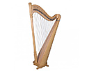 Pillar Harp - 38 String Ashwood