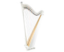 Pillar Harp - 38 String White