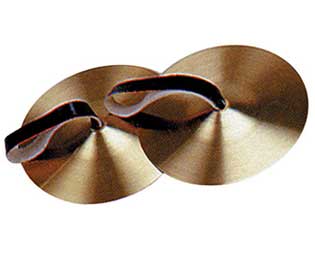 Cymbals-8in w/Leather Strap (Pair)