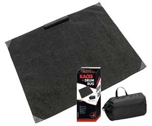 Kaces Pro Drum Rug w/nylon carry bag