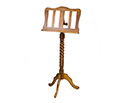 Music Stand-Jacobean Rosewood Spiral