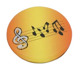 Badge-Yellow w/Music