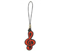 Mobile Phone Chain-Coloured Clef