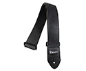 Basso Guitar Strap-Synth Prime w/Leather Ends Black
