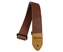 Basso Guitar Strap-Synth Prime w/Leather Ends Whiskey