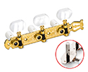 Schaller Machines 3/3 Steel/Plate-Gold LG2-10340555