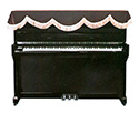 Top Cover for Upright Piano - Brown