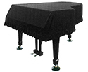 Fitted Cover for Grand Piano - Black GP1