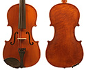 Gliga II Violin Outfit - 1 Piece Back w/Birdseye