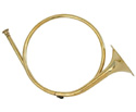 Hunting Horn 10 inch Brass