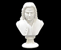 Bust 22cm-Crushed Marble Bach
