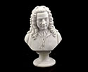 Bust 22cm-Crushed Marble Handel