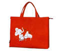 Music Carry Bag-Wide Red Elephant Piano