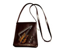 Shoulder Bag Leather-look w/GuitarDesign