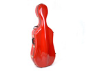 Cello Case-Fibreglass-Bobelock-Red XL