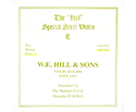 Hill Special Violin E -Thick Ball