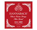 Hannabach Classical 815SHT Silver Special Set - Red (Super High Tension)