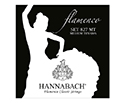 Hannabach Classical 827MT Flamenco Set - Black (Medium)