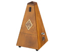 Wittner Wooden Metronome with Bell - Gloss Walnut 813