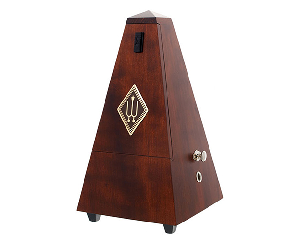 Wittner Wooden Metronome with Bell - Satin Mahogany 811M