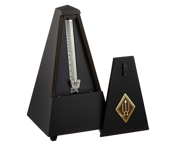Wittner Wooden Metronome with Bell - Satin Black 816M
