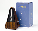 Linley Metronome-Plastic with Bell-Pyramid-Walnut finish