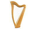 Folk Harp - 24 String Plain Sides w/Bag