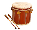 Ethnic Drum - Medieval Drum 13.5in x 13.5in