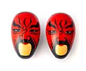 Egg Shakers-Chinese Opera Face Shakers Red A