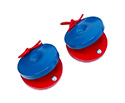 Hand Castanets- Wooden (Red/Blue)
