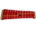 Glockenspiel-Diatonic 12 Red Notes C-G