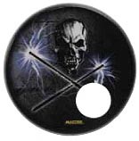 Drum Head-Holographic 20in Skull