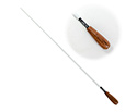 Pickboy Carbon Graphite Baton with Rosewood handle 320mm NC-R3