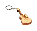 Key Chain-Wooden Western Guitar