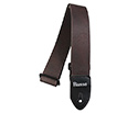 Basso Guitar Strap-Synth Prime w/Leather Ends Coffee