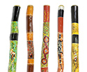 Didgeridoo (Australian) Hand-painted Eucalypt. Approx .9m-1m
