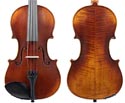 Raggetti RV7AE Violin Only-Distressed Dark Red Brown 4/4