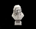 Bust 11cm-Crushed Marble Handel