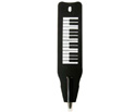 Bookmark Pen-Black Piano Keys