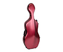 HQ Polycarbonate Cello Case-Brushed Red 4kg
